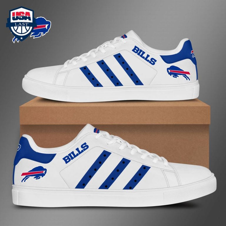 Buffalo Bills Blue Stripes Style 1 Stan Smith Low Top Shoes - Super sober