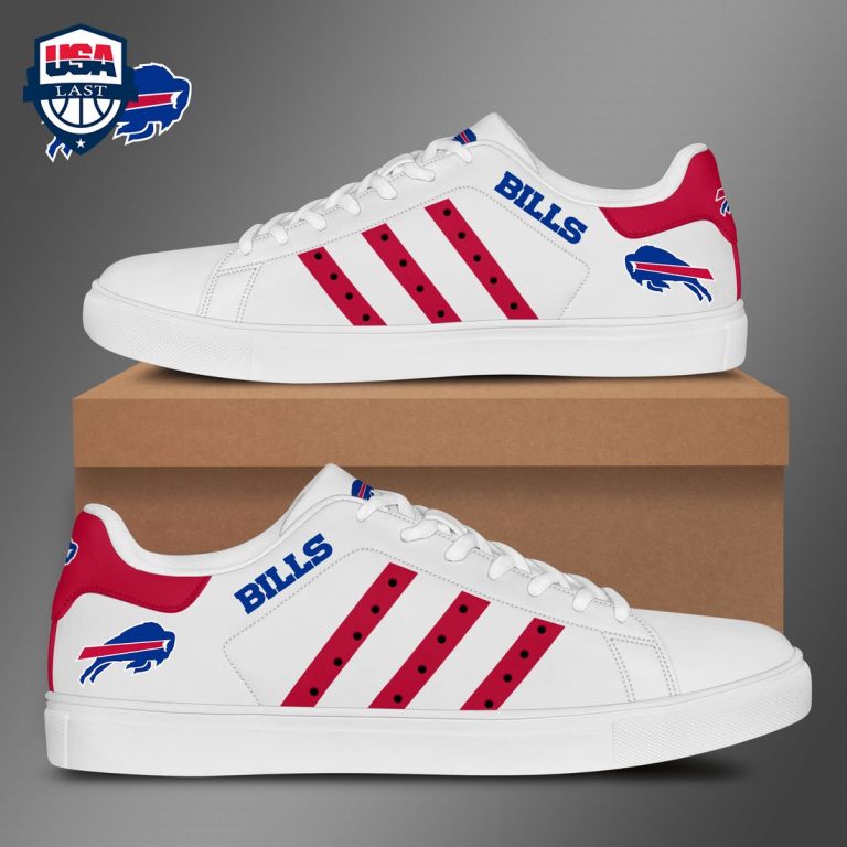 Buffalo Bills Red Stripes Style 1 Stan Smith Low Top Shoes - Coolosm