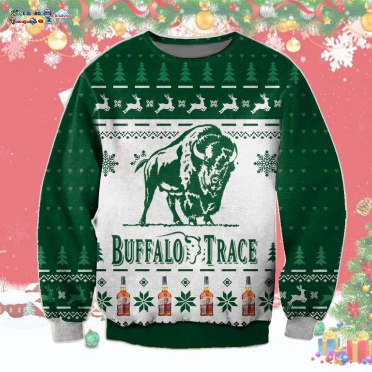 Buffalo Trace Ugly Christmas Sweater - Eye soothing picture dear