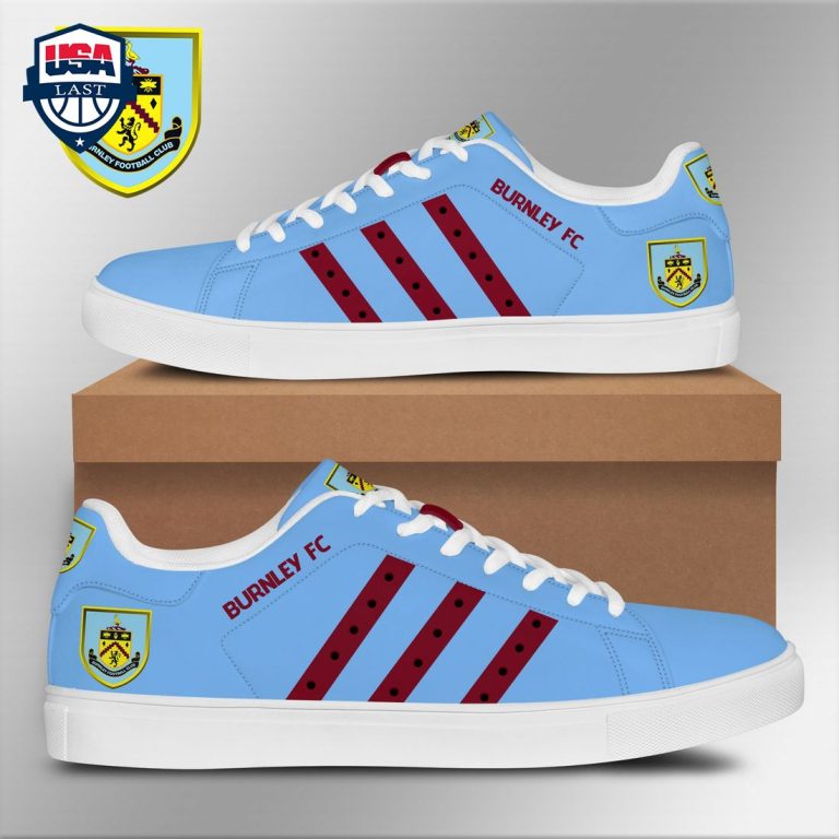 Burnley FC Red Stripes Style 1 Stan Smith Low Top Shoes - You look handsome bro