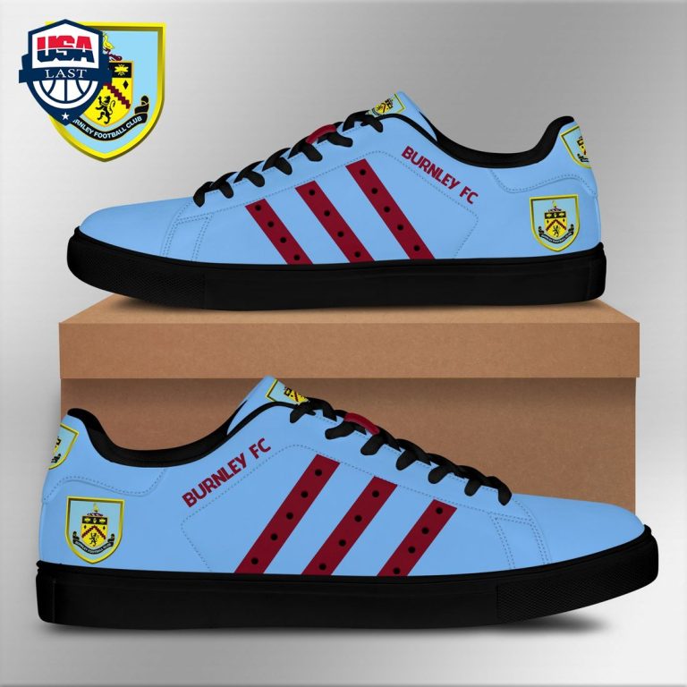 Burnley FC Red Stripes Style 1 Stan Smith Low Top Shoes - Impressive picture.