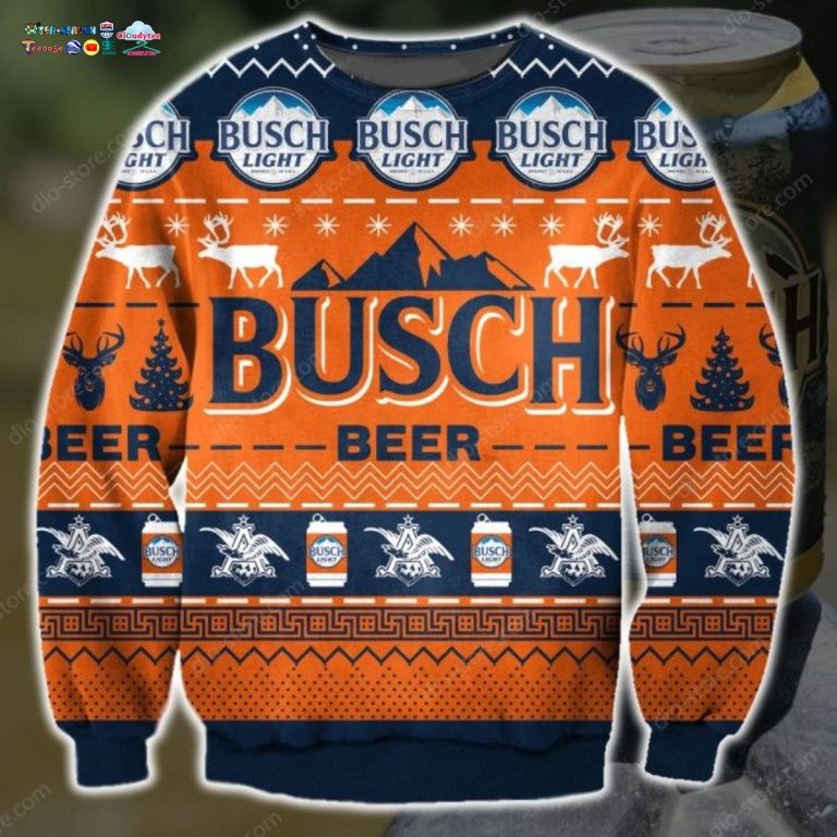 Busch Beer Ver 1 Ugly Christmas Sweater - Mesmerising