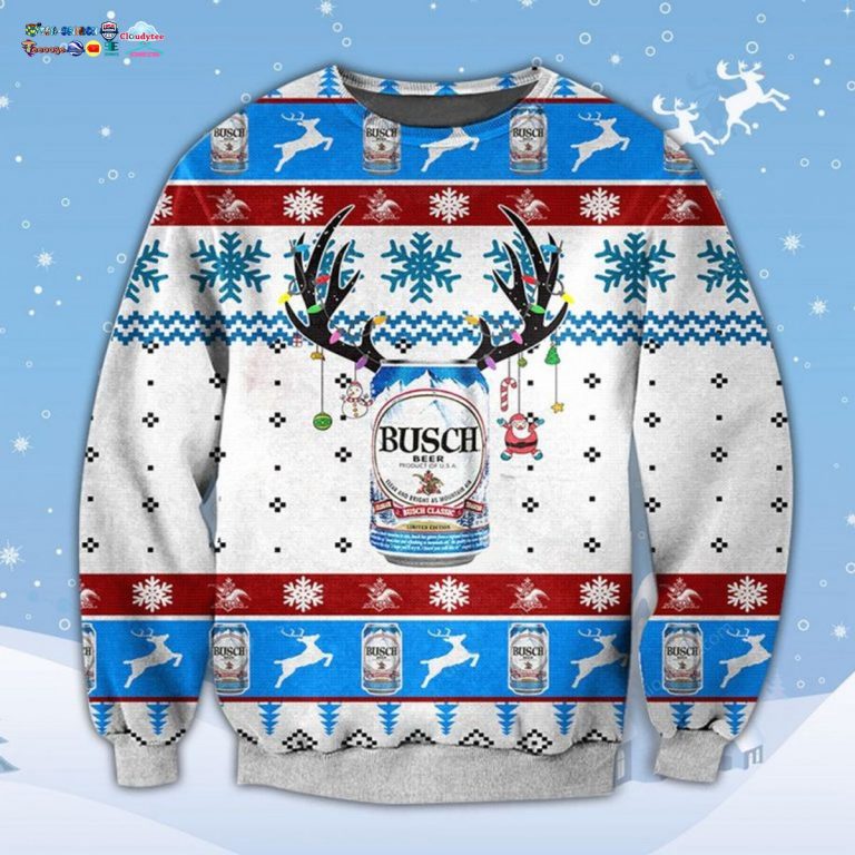 Busch Beer Ver 4 Ugly Christmas Sweater - Best picture ever