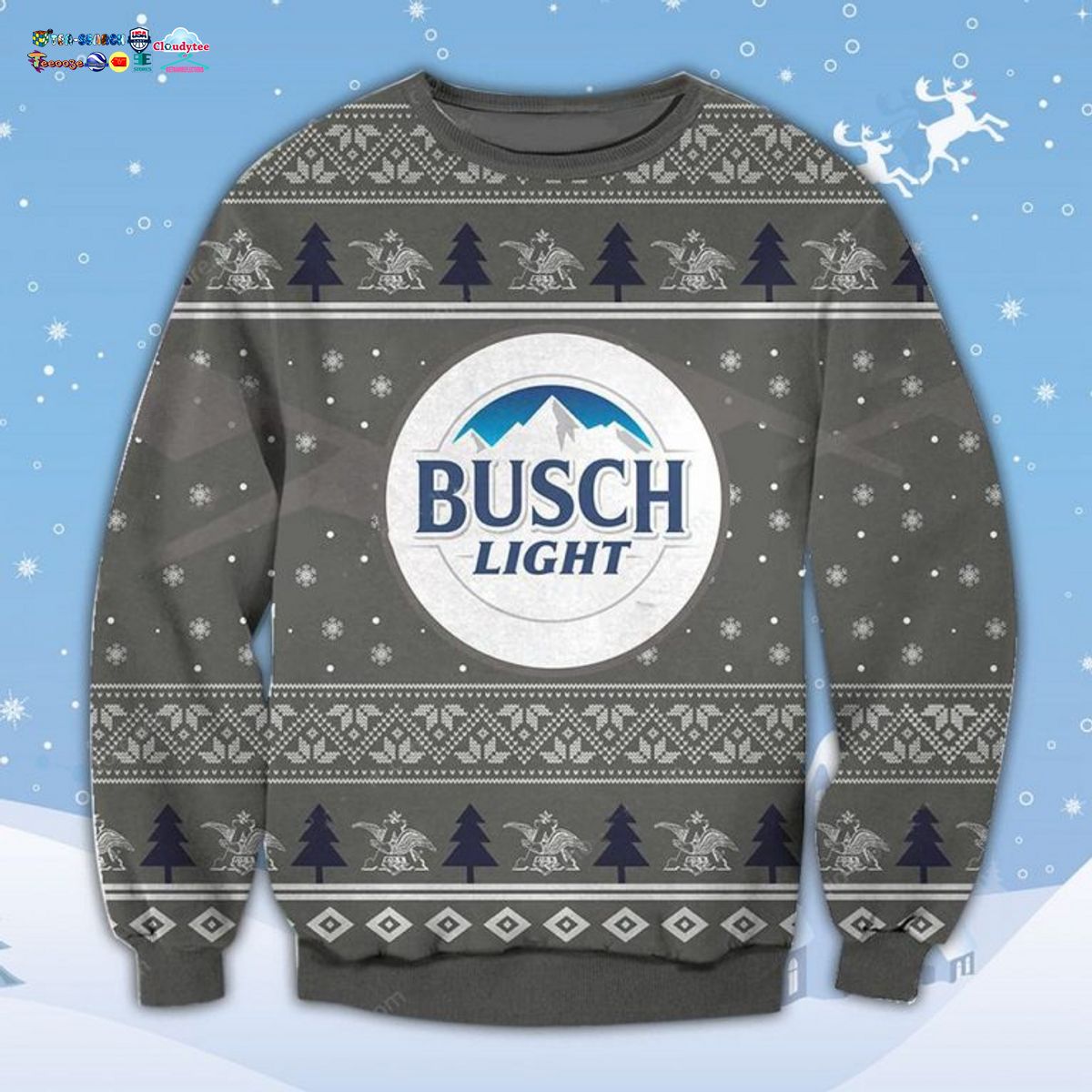 Busch Light Ugly Christmas Sweater