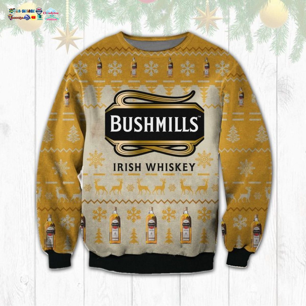 Bushmills Irish Whiskey Ugly Christmas Sweater - Nice photo dude