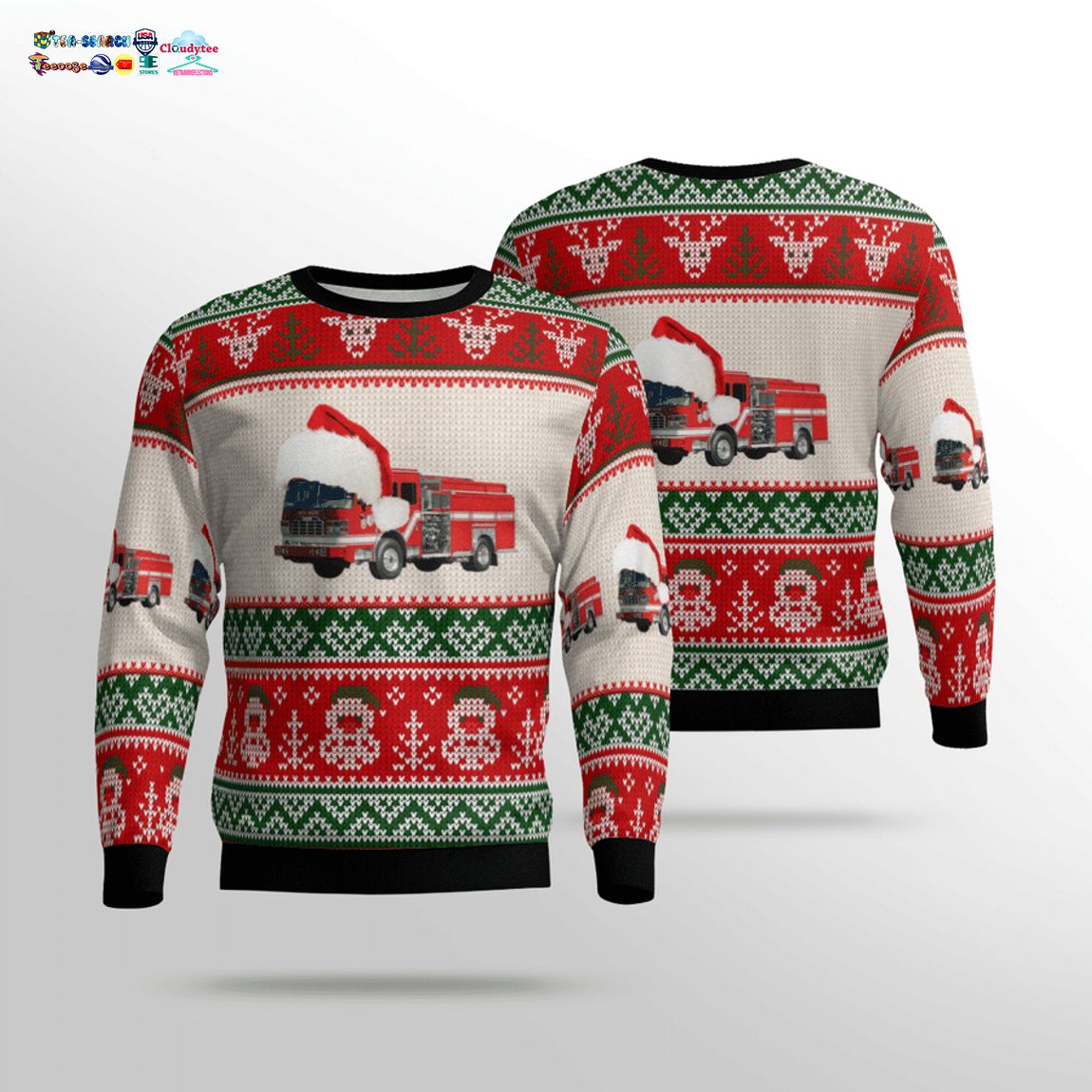 California Department Of Forestry And Fire Protection 3D Christmas Sweater – Saleoff