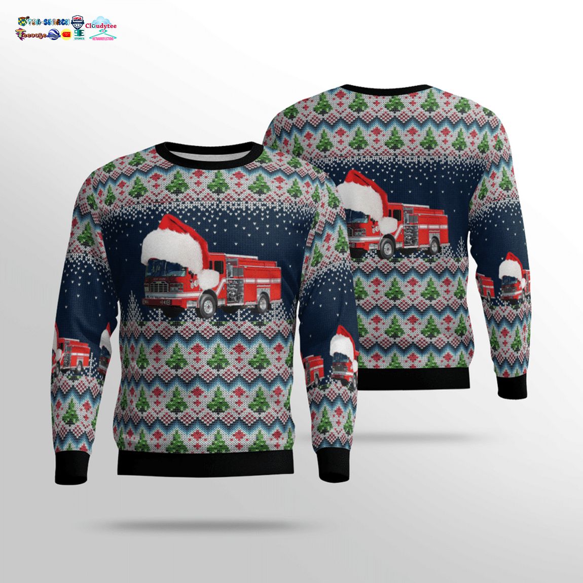 California Department Of Forestry And Fire Protection Ver 2 3D Christmas Sweater