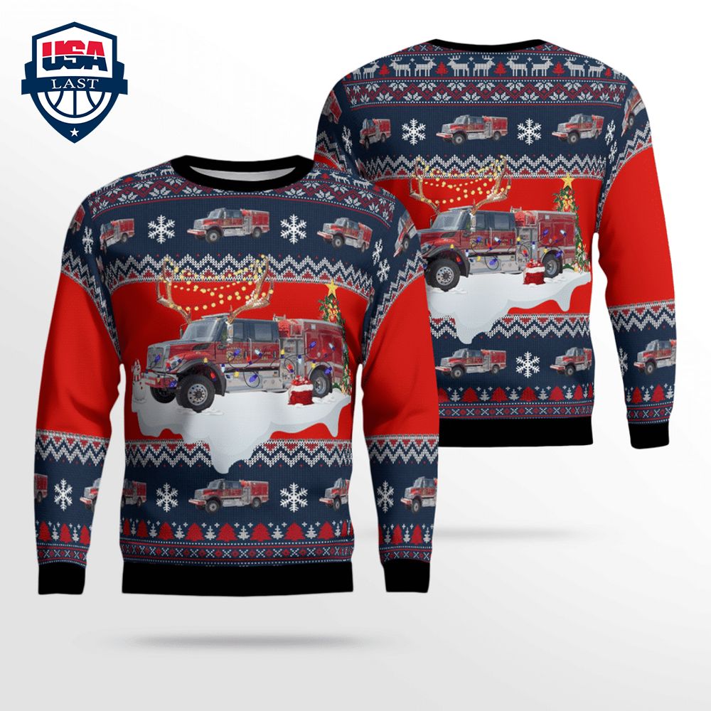 California Paradise Fire Department 3D Christmas Sweater – Saleoff