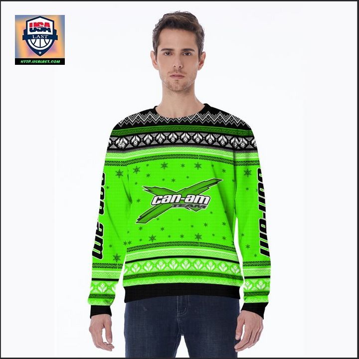 Can-am Team Green 3D Ugly Christmas Sweater – Usalast
