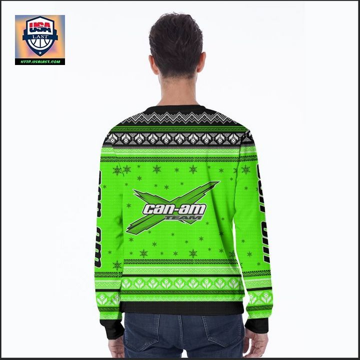 Can-am Team Green 3D Ugly Christmas Sweater - Heroine