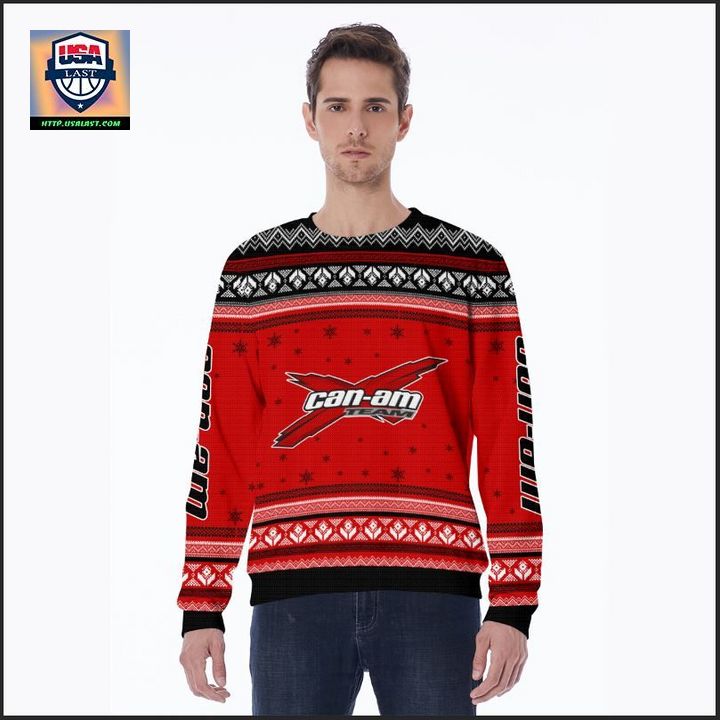 Can-am Team Red 3D Ugly Christmas Sweater – Usalast