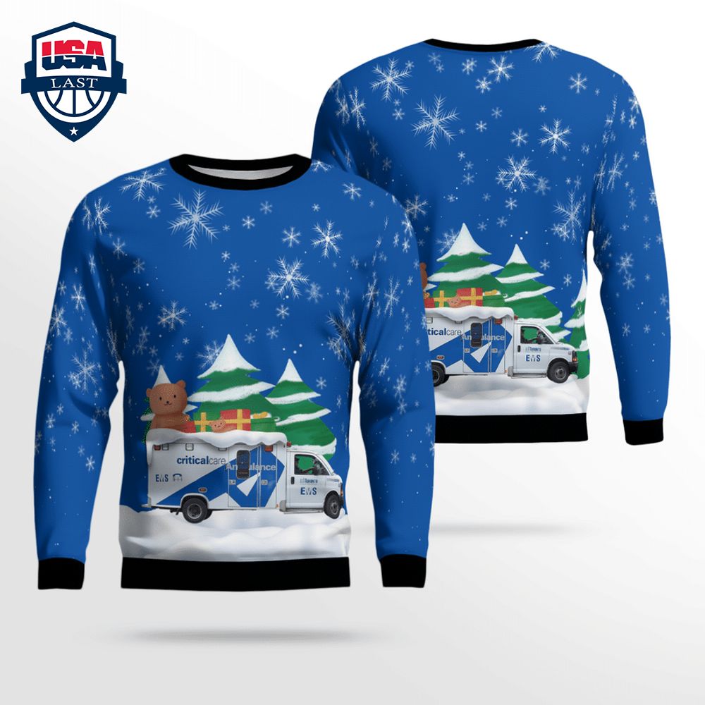 Canada Toronto EMS 3D Christmas Sweater – Saleoff