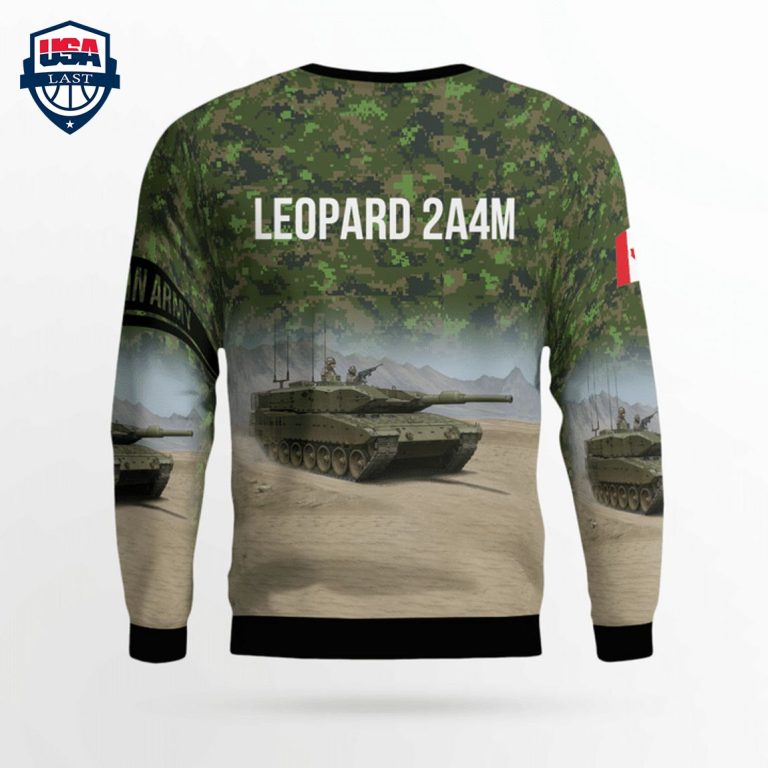 Canadian Army Leopard 2A4M 3D Christmas Sweater - Awesome Pic guys