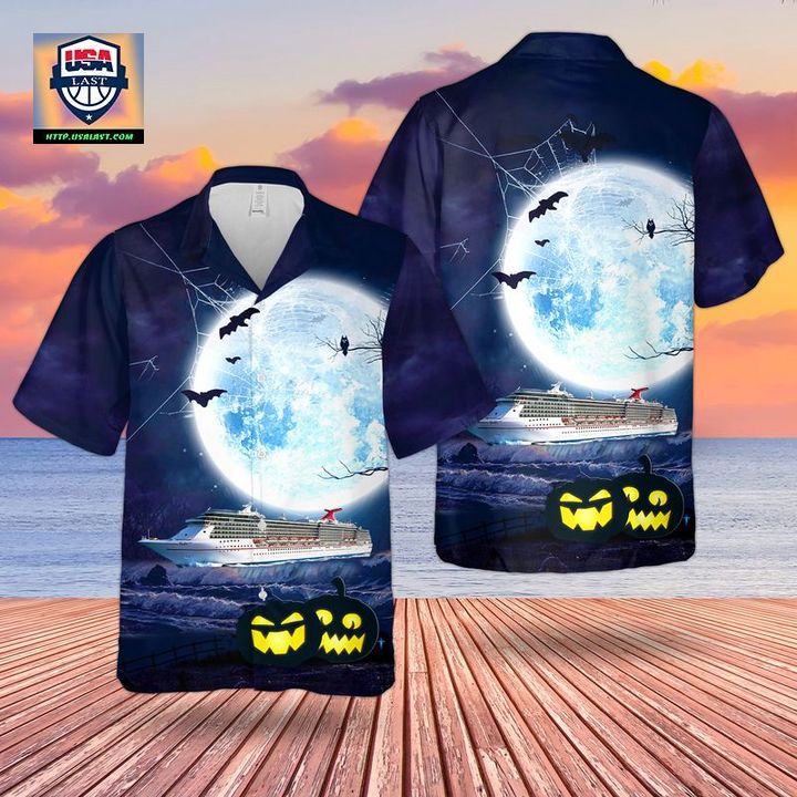 Carnival Cruise Line Carnival Spirit Halloween Hawaiian Shirt – Usalast
