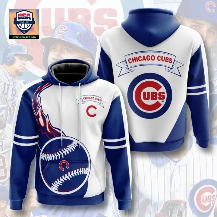 Chicago Cubs Flame Balls Graphic 3D Hoodie – Usalast