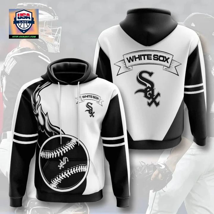 Chicago White Sox Flame Balls Graphic 3D Hoodie – Usalast