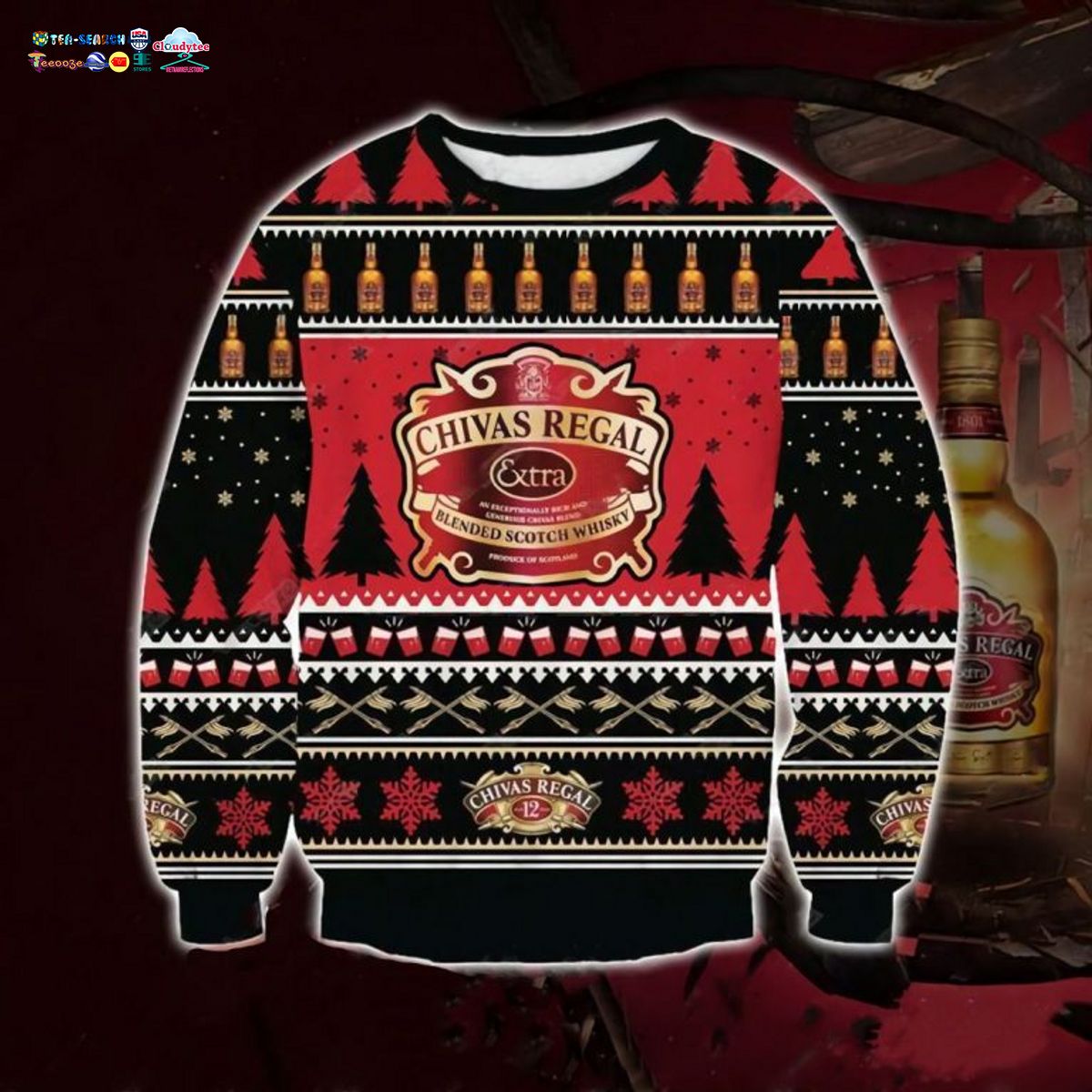 Chivas Regal Ugly Christmas Sweater