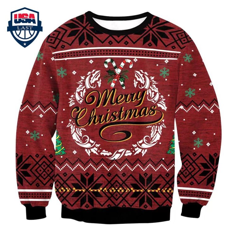 Christmas Circle Ugly Christmas Sweater - Cutting dash