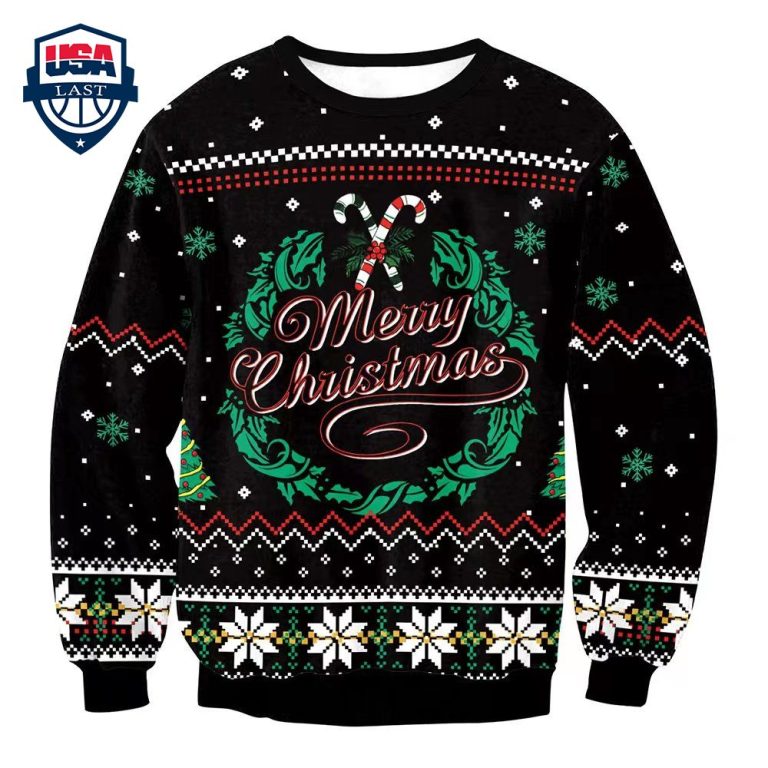 Christmas Circle Ver 2 Ugly Christmas Sweater - Natural and awesome