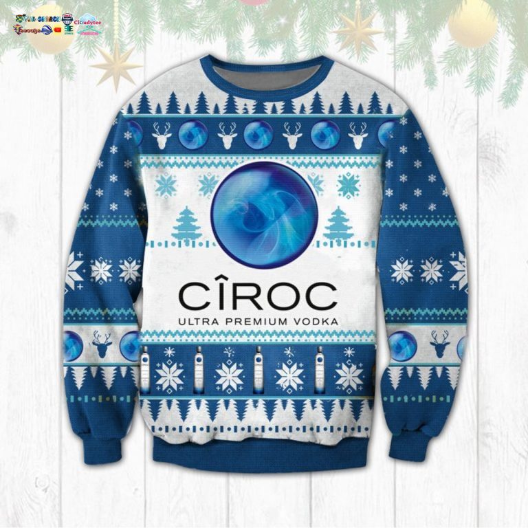 Ciroc Ugly Christmas Sweater - This picture is worth a thousand words.