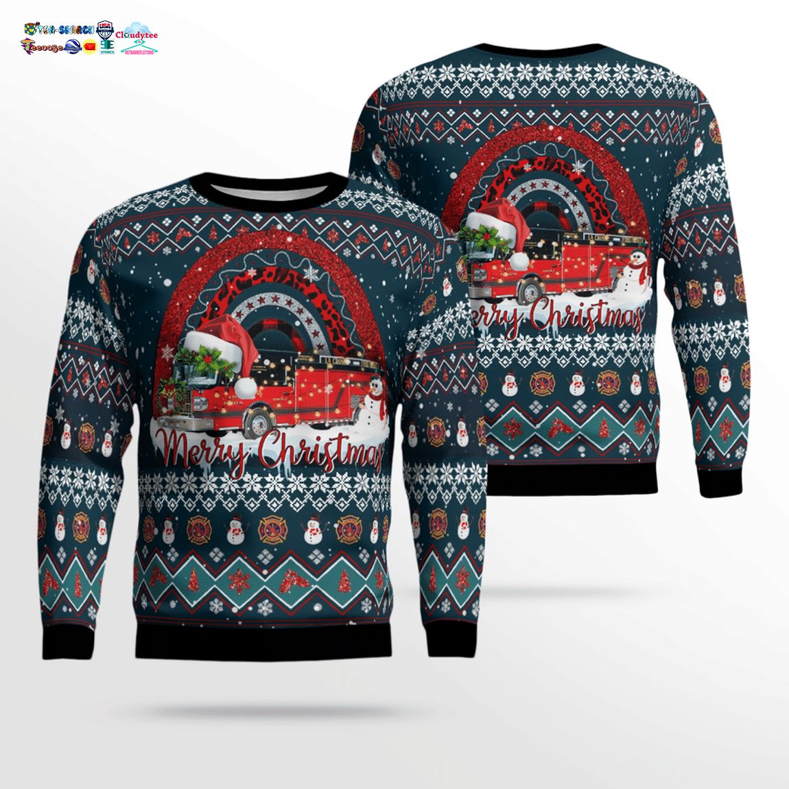 City of La Crosse Fire Department 3D Christmas Sweater - Wow! This is gracious