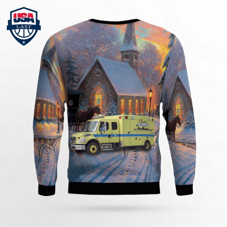 Cleveland EMS Ver 2 3D Christmas Sweater - You tried editing this time?