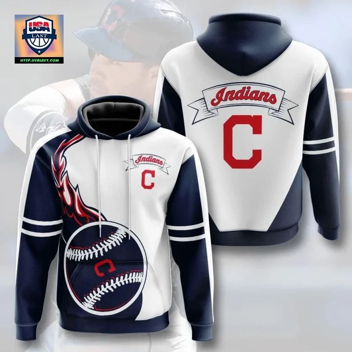Cleveland Indians Flame Balls Graphic 3D Hoodie - Loving, dare I say?