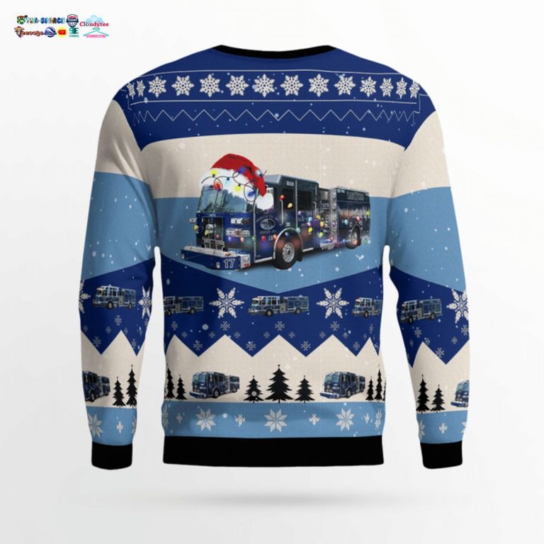 Columbian Fire Engine Company 1 3D Christmas Sweater - Stand easy bro