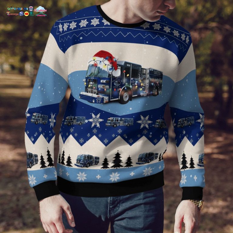 Columbian Fire Engine Company 1 3D Christmas Sweater - Loving click