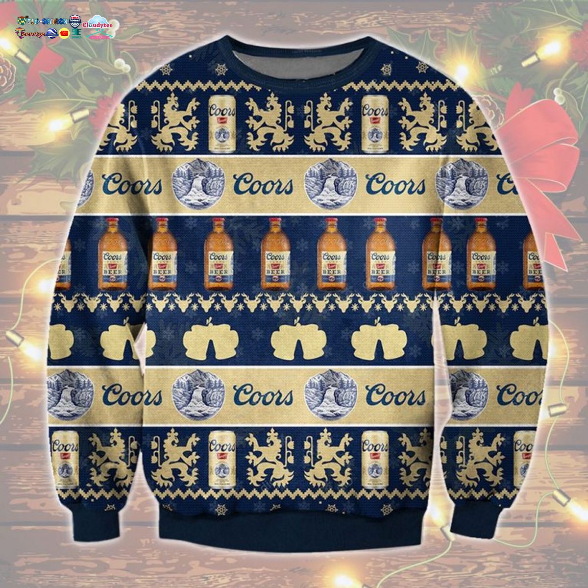 Coors Banquet Ugly Christmas Sweater - It is more than cute