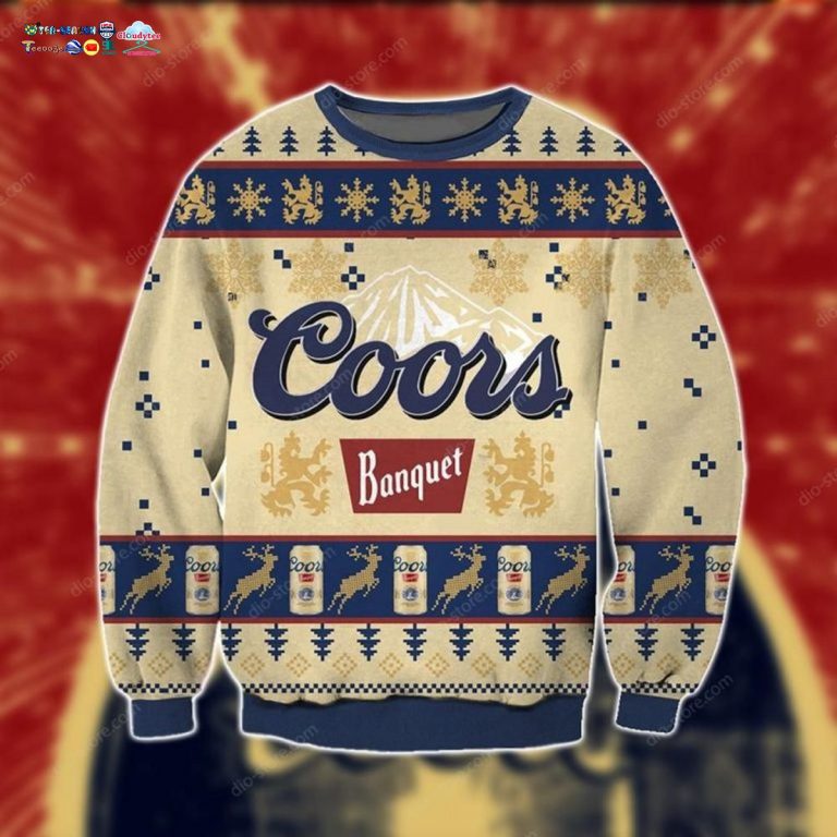Coors Banquet Ver 2 Ugly Christmas Sweater - Nice Pic