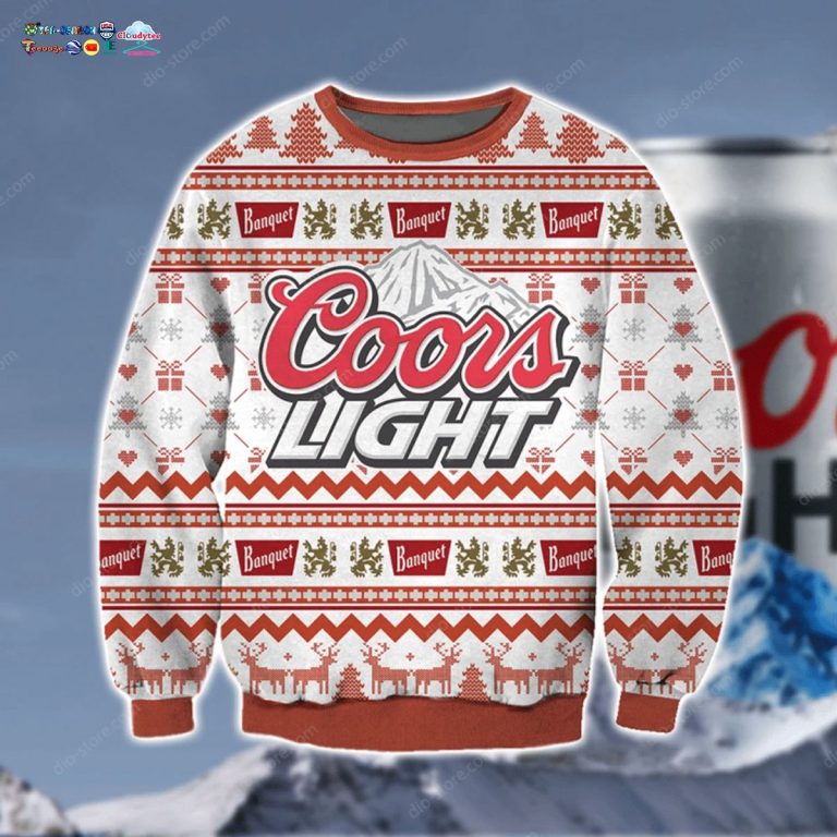 Coors Light Beer Ugly Christmas Sweater - Have you joined a gymnasium?