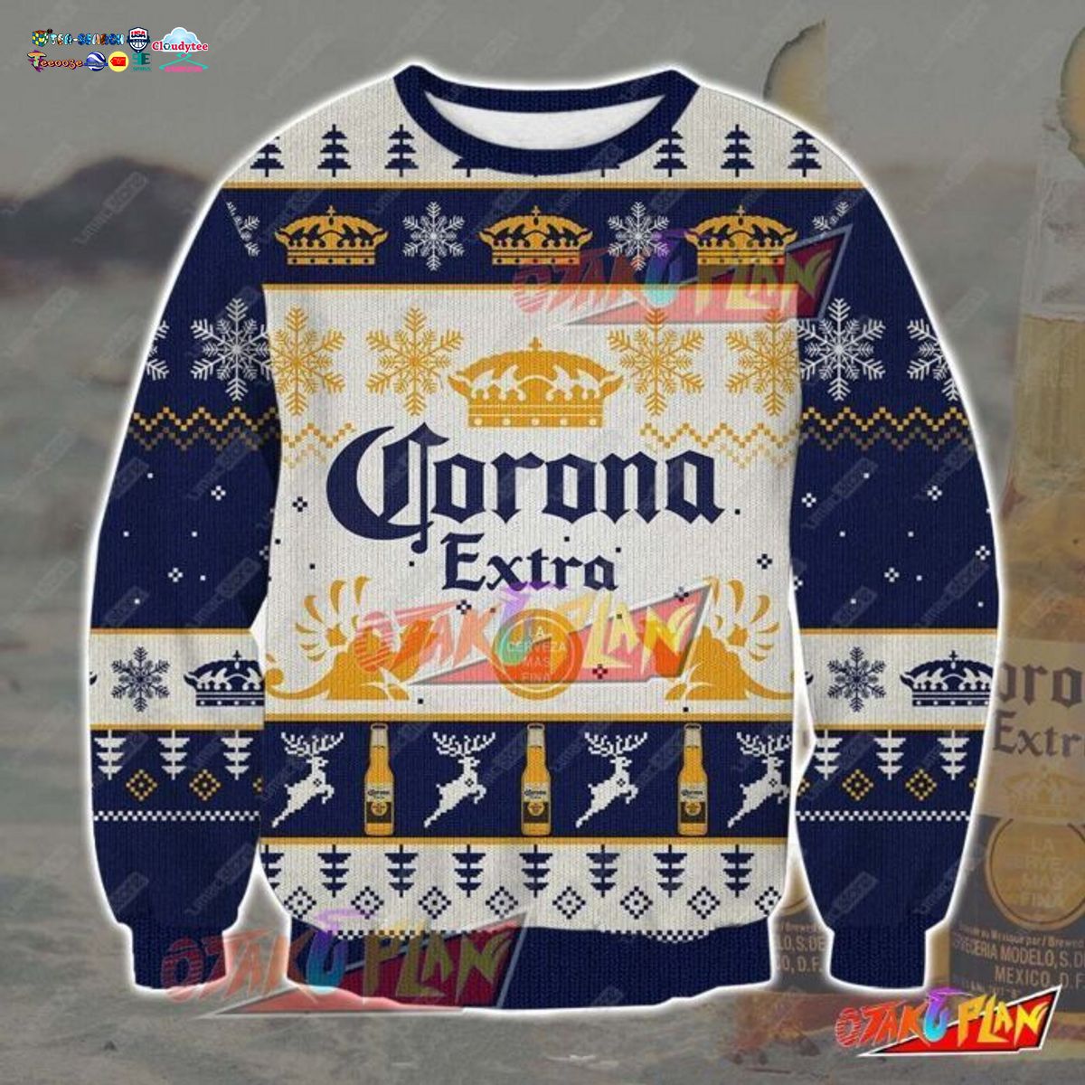 Corona Extra Ver 1 Ugly Christmas Sweater