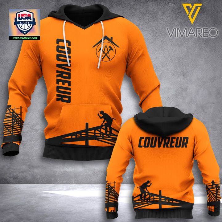 Couvreur France All Over Print Hoodie – Usalast