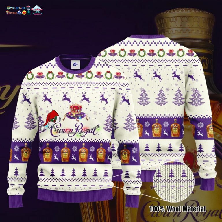 Crown Royal Santa Hat Ugly Christmas Sweater - I like your dress, it is amazing