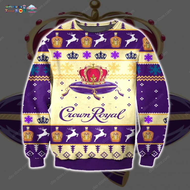 Crown Royal Ugly Christmas Sweater - Gang of rockstars