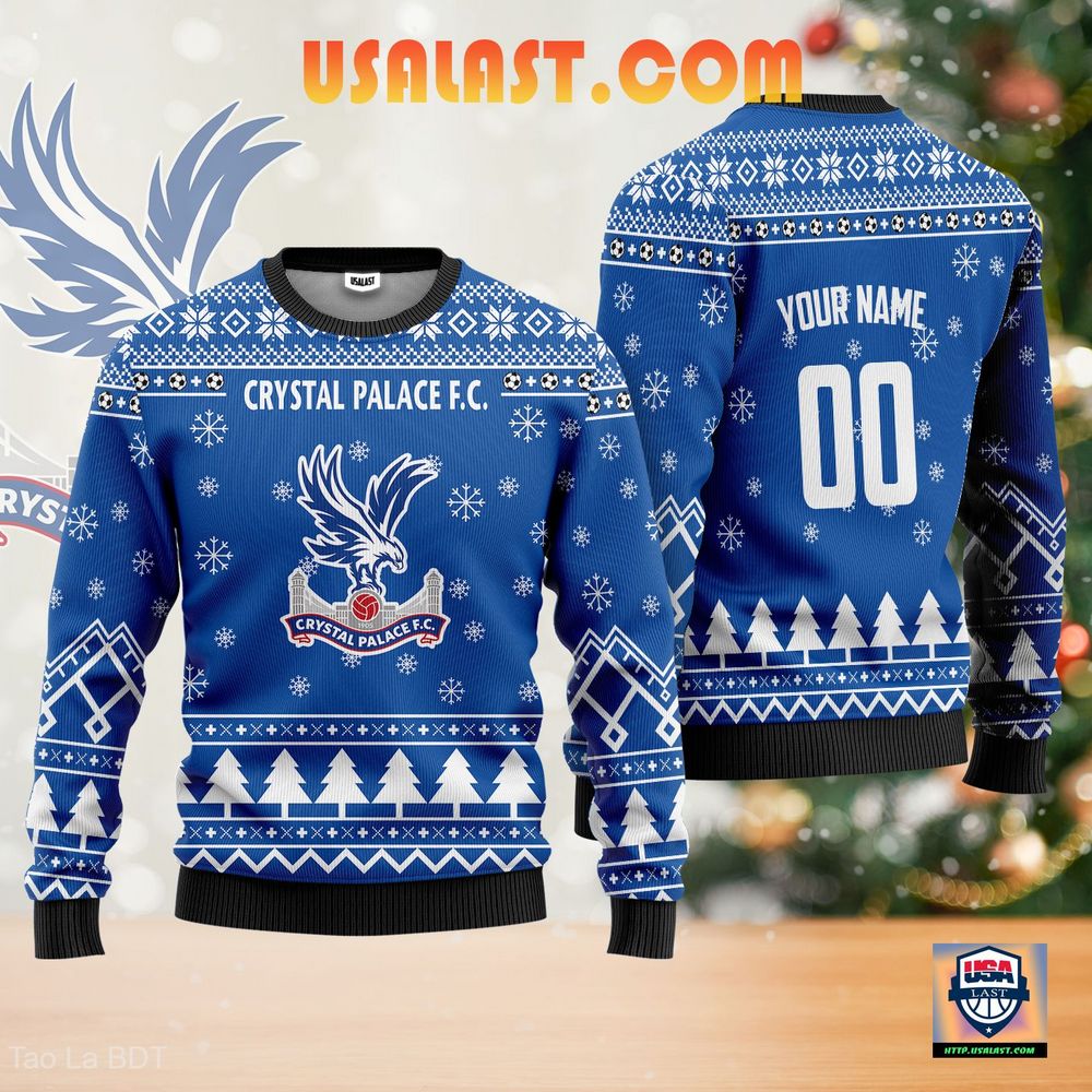 Crystal Palace F.C. Personalized Sweater Christmas Jumper – Usalast