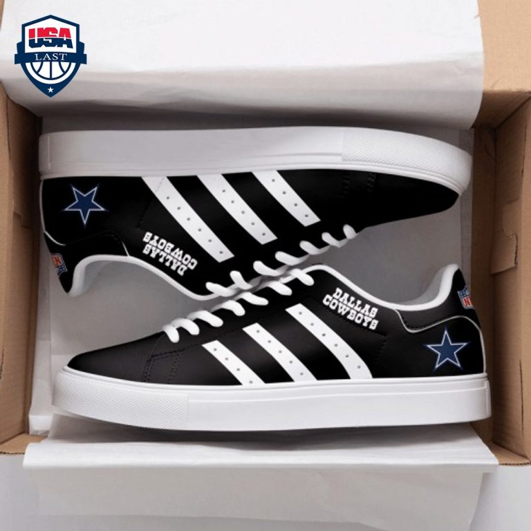 Dallas Cowboys White Stripes Stan Smith Low Top Shoes - Best couple on earth