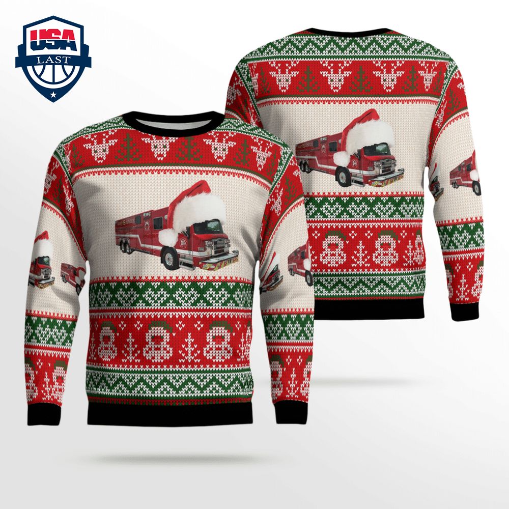 Dallas Fire-Rescue Department 3D Christmas Sweater – Saleoff