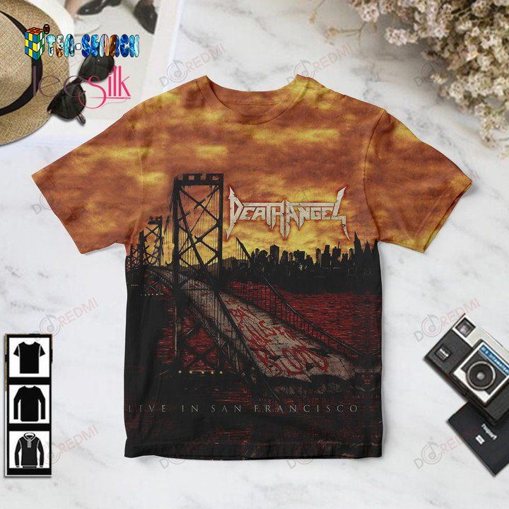 Death Angel Band A Trashumentary and the Bay Calls for Blood 3D All Over Print Shirt – Usalast