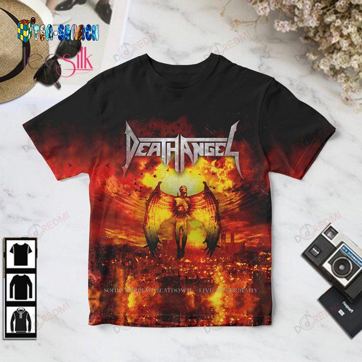 Death Angel Band Sonic German Beatdown 3D All Over Print Shirt – Usalast