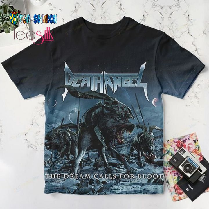 Death Angel Band The Dream Calls for Blood 3D All Over Print Shirt – Usalast