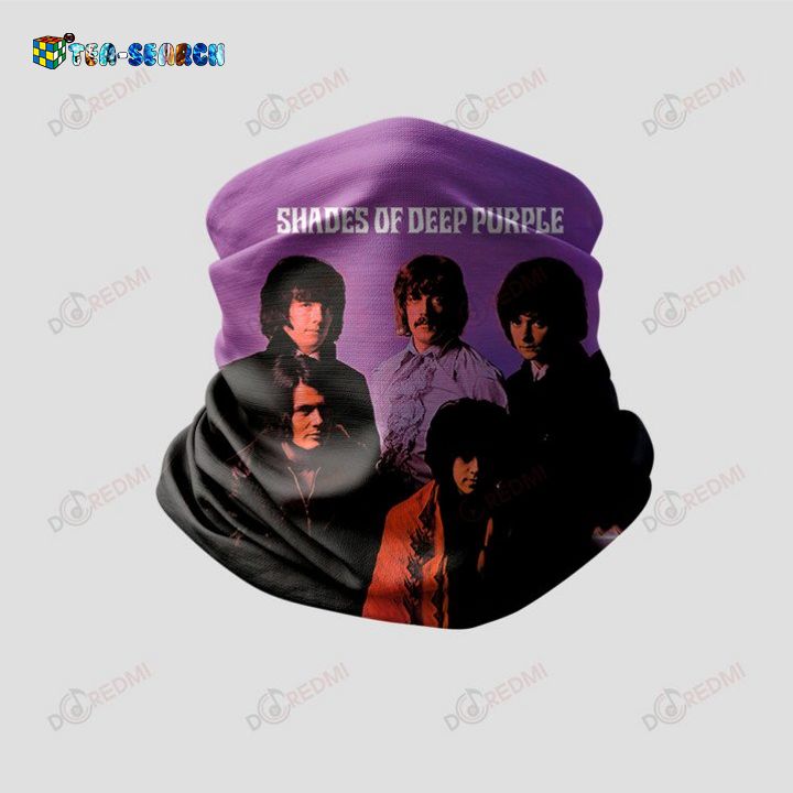 Deep Purple Shades of Deep Purple 3D Bandana Neck Gaiter – Usalast
