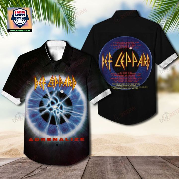 Def Leppard Adrenalize 1992 Album Hawaiian Shirt – Usalast