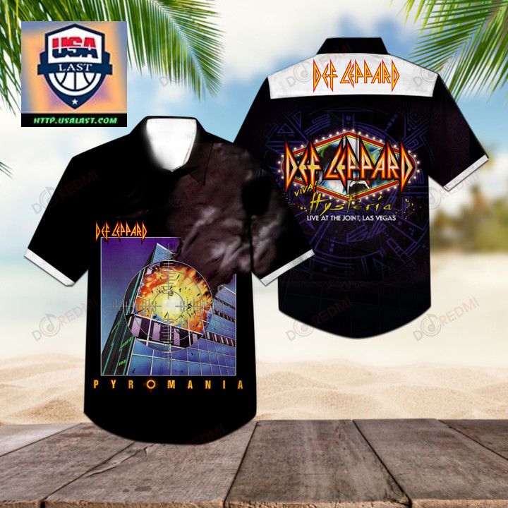 Def Leppard Viva! Hysteria Album Hawaiian Shirt - Cool look bro