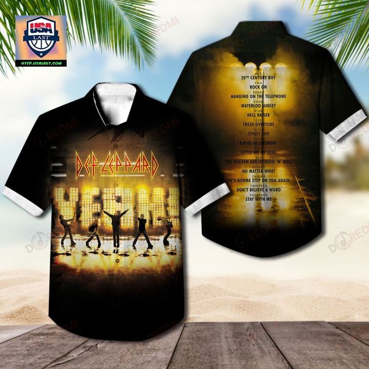 Def Leppard Yeah! 2005 Album Hawaiian Shirt – Usalast