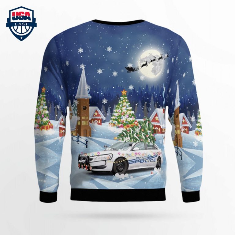 Detroit Police Department 3D Christmas Sweater - It is more than cute