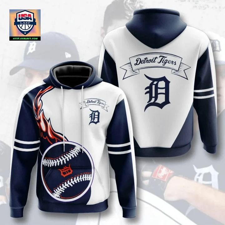 Detroit Tigers Flame Balls Graphic 3D Hoodie - Good look mam