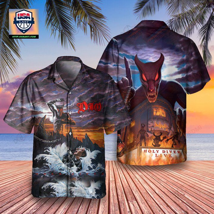 Dio Holy Diver 1983 Album Hawaiian Shirt – Usalast