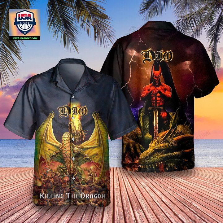 Dio Killing the Dragon 2002 Album Hawaiian Shirt – Usalast